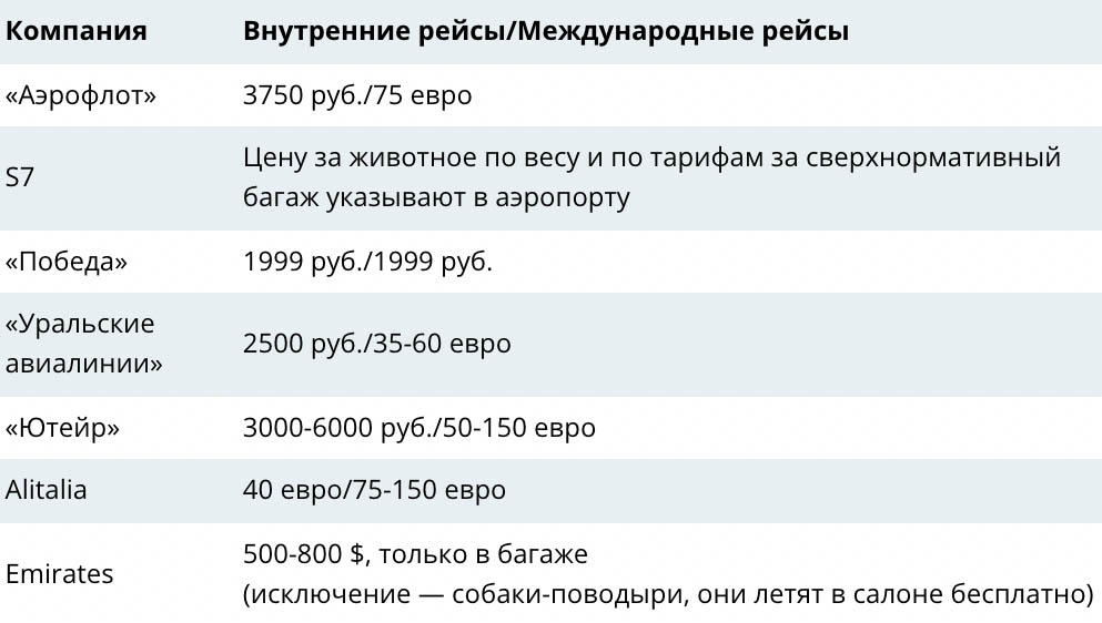 Стоимость перевозки собак в самолёте в 2021 году Цена билетов для собак