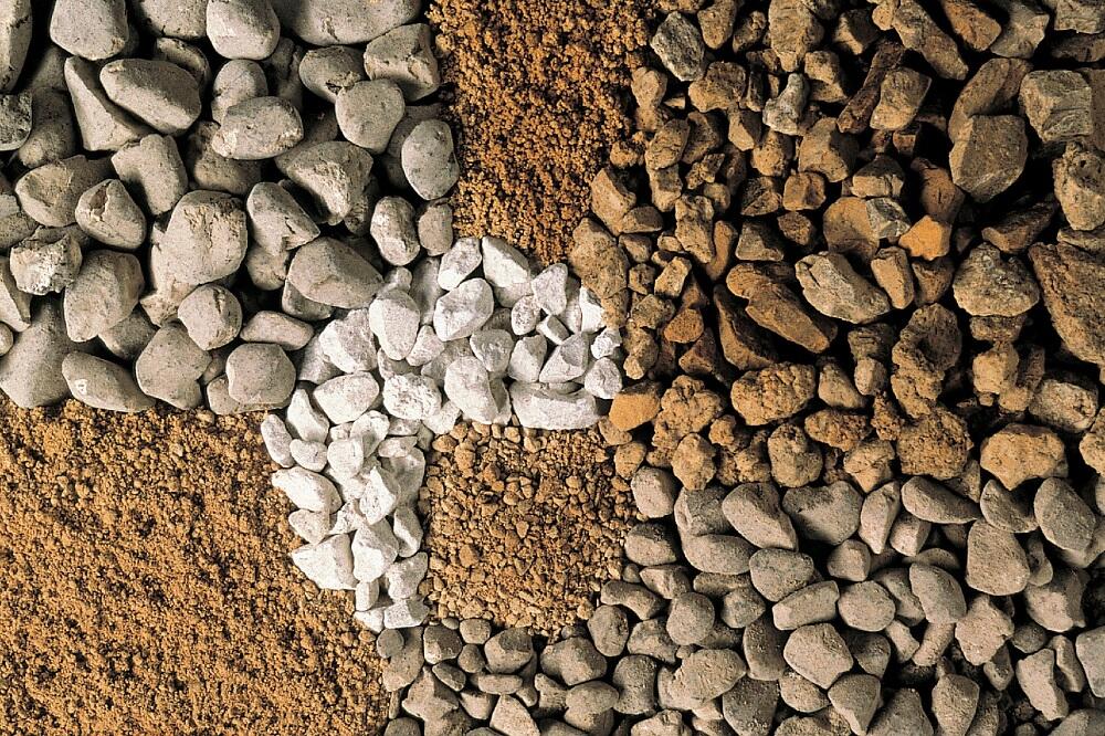 Песок, глина и варианты щебня