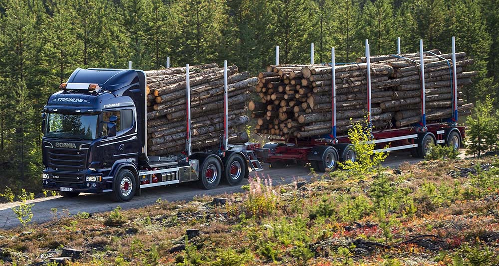 Перевозка леса автотранспортом